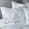 Quilt Bedding Sets * | Hot Sale Asher Grey Floral Quilt And Pillow Sham Set Levtex Home