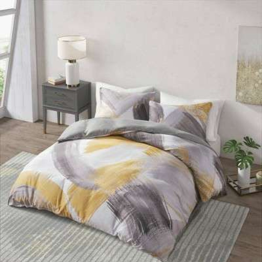 Duvet Cover Bedding Sets * | Hot Sale Andie Cotton Printed Duvet Cover Set Cosmoliving By Cosmopolitan