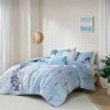 Comforter Bedding Sets * | Cheap Madison Park 5Pc Julio Cotton Comforter Set Blue