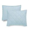 Quilt Bedding Sets * | Buy Hunter Cotton Linen Percale Quilt Set Welhome White