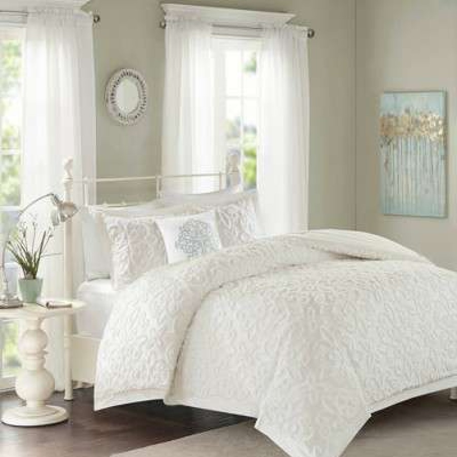 Bedding Collections * | Cheapest Madison Park Amber Tufted Cotton Bedding Collection