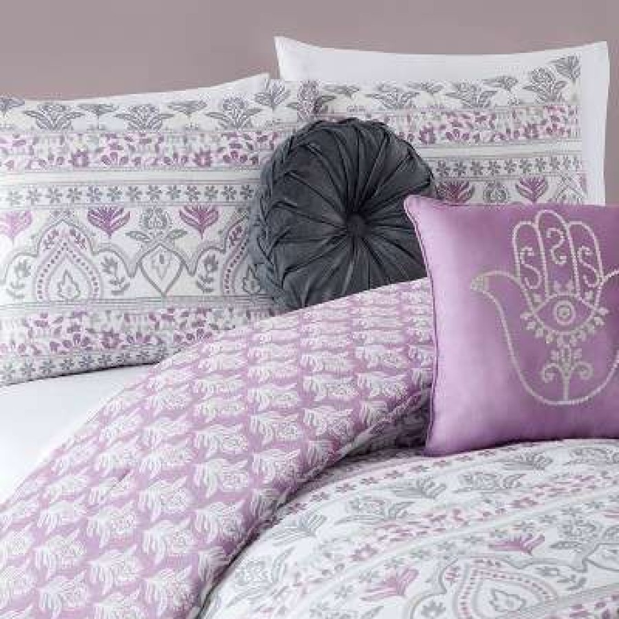 Comforter Bedding Sets * | Wholesale Piper Comforter Set Mudd Purple