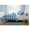 Quilt Bedding Sets * | Best Reviews Of Ryan Plaid Quilt Set Olivia & Finn Blue