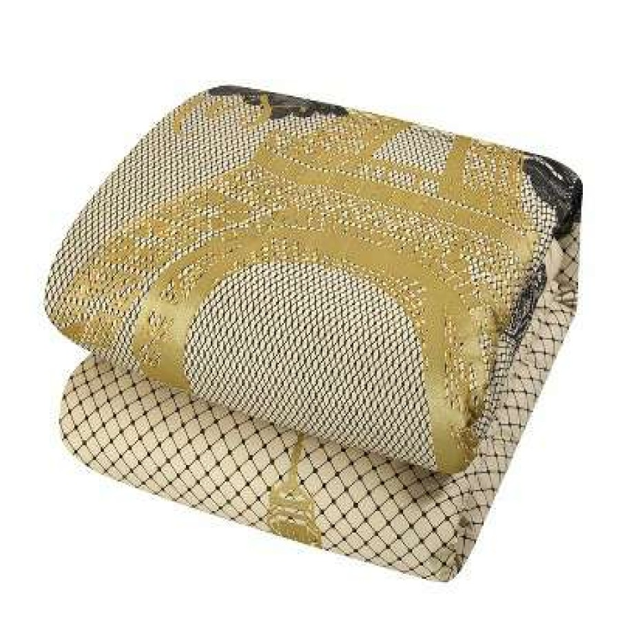 Comforter Bedding Sets * | Buy Paris Lace Comforter Set Casa Couture Gold