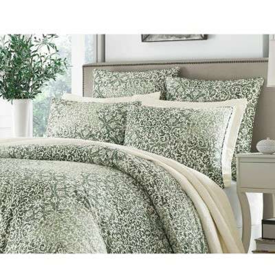 Comforter Bedding Sets * | Best Reviews Of Abingdon Comforter Set Green Stone Cottage