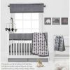 Comforter Bedding Sets * | Cheap Bacati Elephants White/Gray 10 Pc Crib Bedding Set With Long Rail Guard Cover