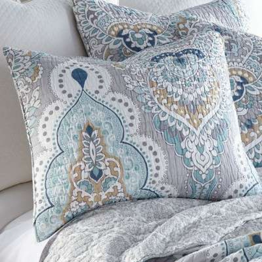 Quilt Bedding Sets * | Budget Olyria Medallion Quilt And Pillow Sham Set Levtex Home