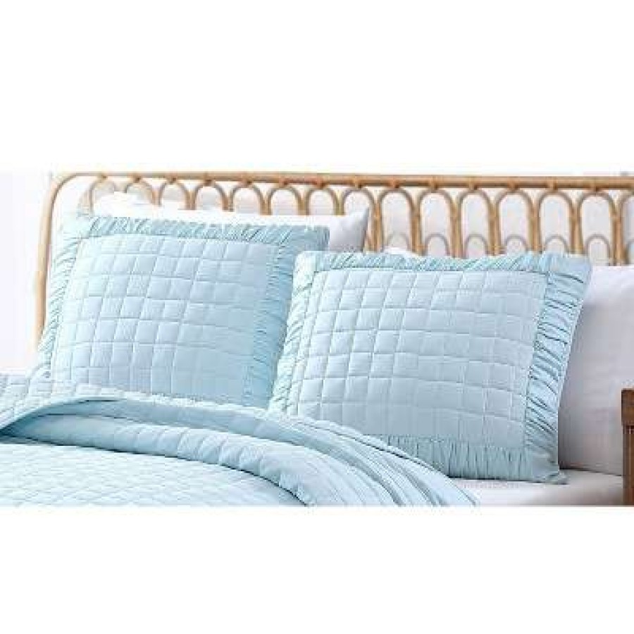 Quilt Bedding Sets * | Best Reviews Of Cedra Enzyme Washed Quilt Geneva Home Fashion