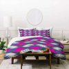 Duvet Cover Bedding Sets * | Promo Pink Holli Zollinger Diamond Kilim Duvet Cover Set (King) Deny Designs