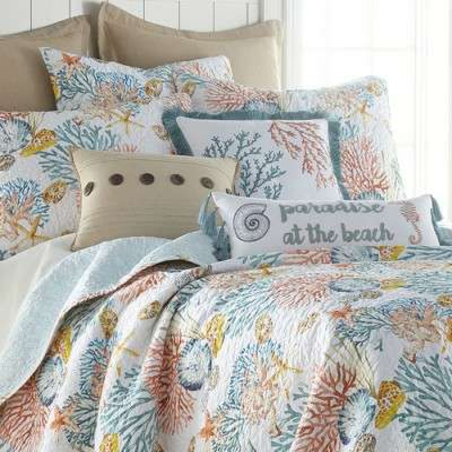 Quilt Bedding Sets * | Promo Bay Islands Quilt And Pillow Sham Set Levtex Home