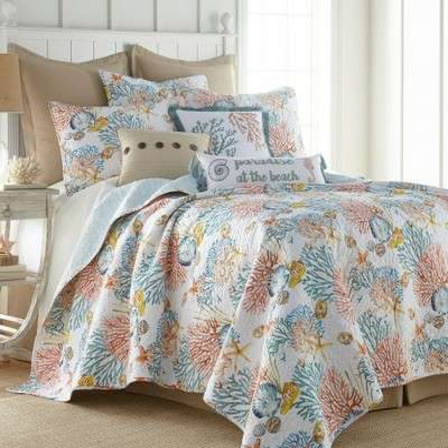 Quilt Bedding Sets * | Promo Bay Islands Quilt And Pillow Sham Set Levtex Home