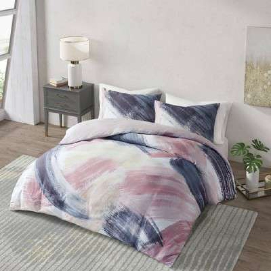 Comforter Bedding Sets * | New Andie Cotton Printed Comforter Set Cosmoliving By Cosmopolitan