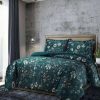 Duvet Cover Bedding Sets * | Flash Sale Amara Digital Printed Oversized Velvet Duvet Covet Set Tribeca Living