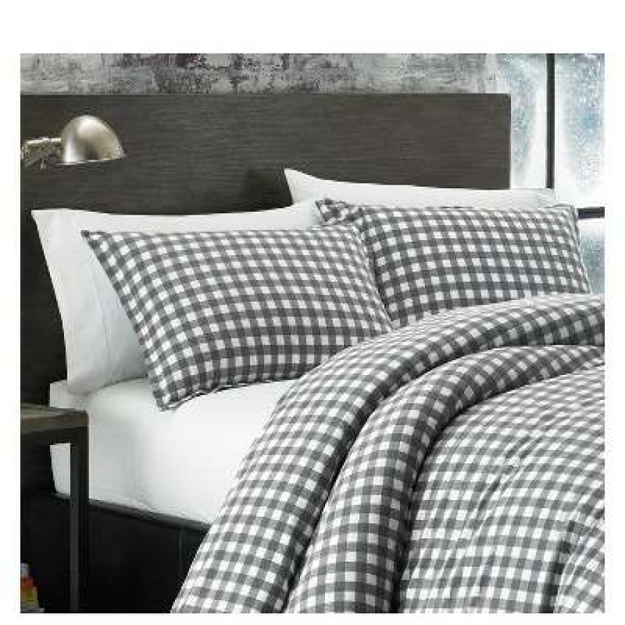 Bedding Collections * | Deals Gray Preston Bedding Collection Eddie Bauer