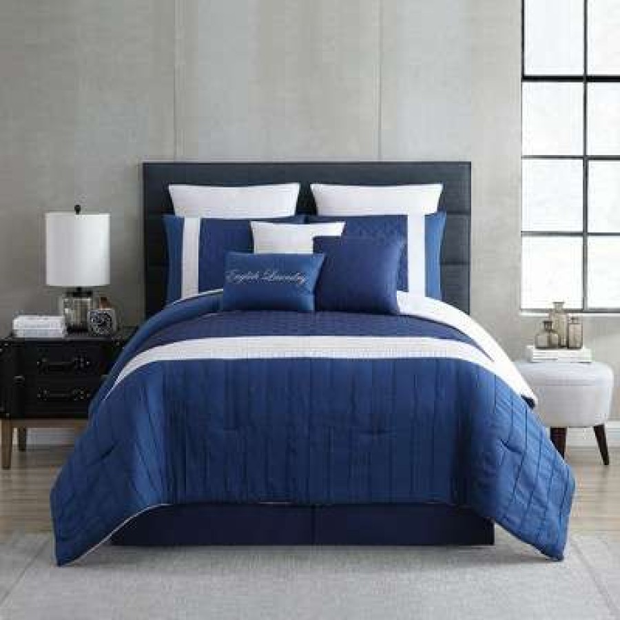 Comforter Bedding Sets * | Coupon Modern Threads 9 Piece Embellished Comforter Set, Logan.