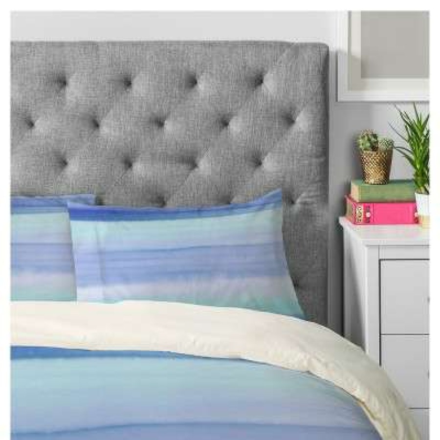 Comforter Bedding Sets * | Best Deal Amy Sia Ombre Comforter Set Deny Designs Blue