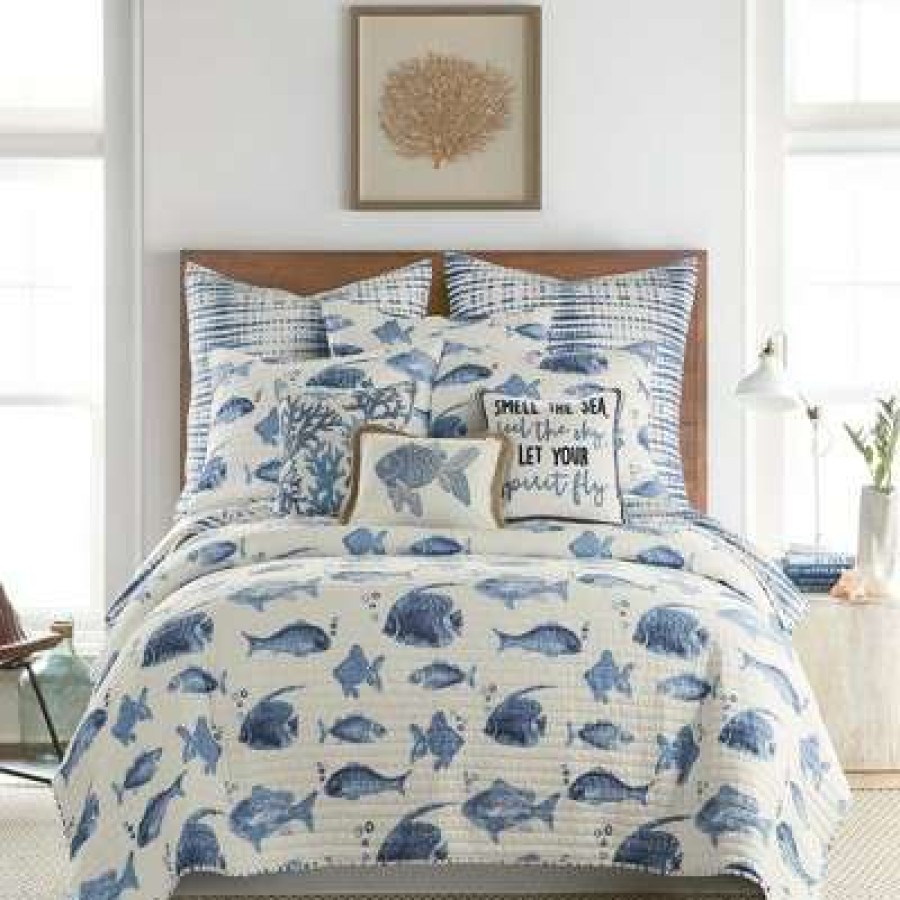 Quilt Bedding Sets * | Discount Pataya Coastal Quilt Set Levtex Home