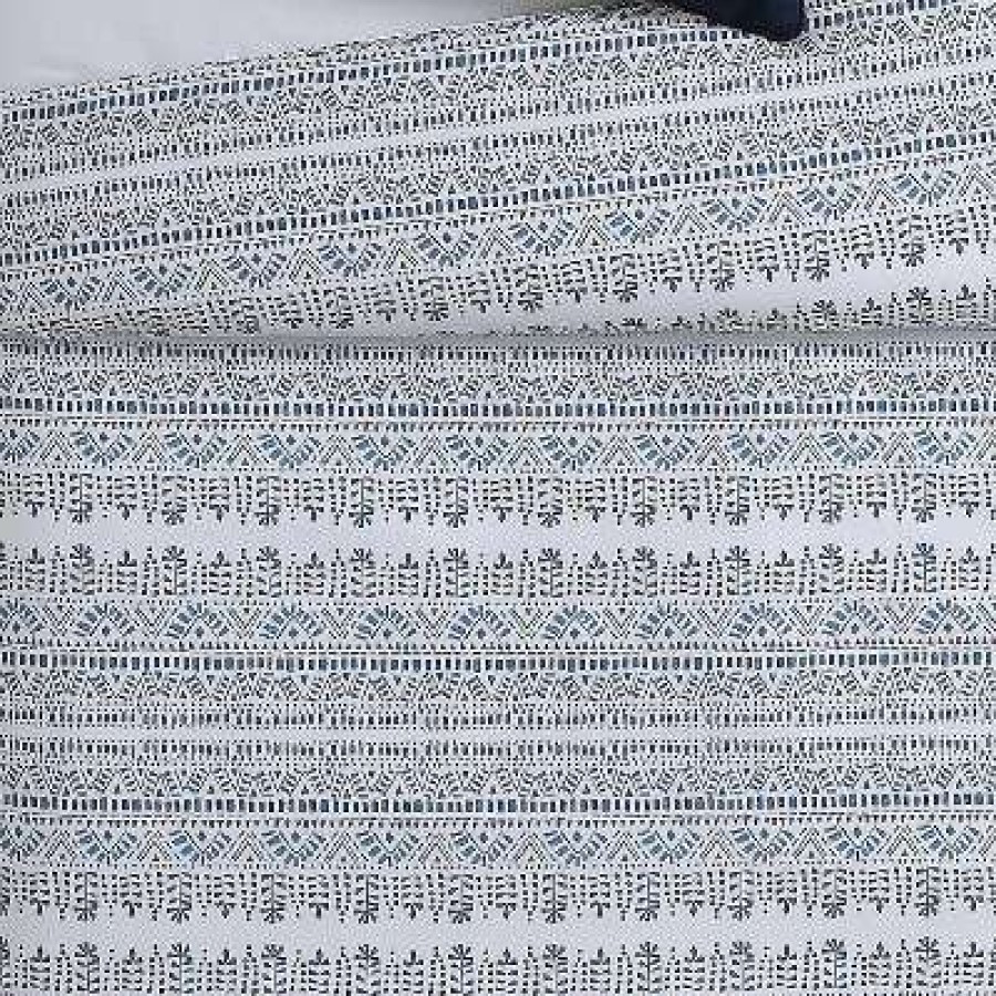 Duvet Cover Bedding Sets * | Discount Reef Duvet Cover Set Oceanfront Resort White/Blue