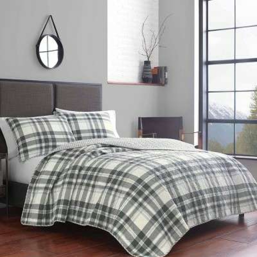 Quilt Bedding Sets * | Cheapest Coal Creek Reversible Quilt & Sham Set Eddie Bauer