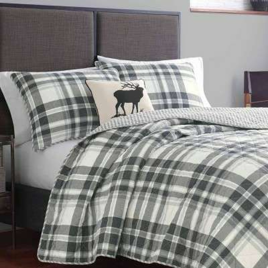 Quilt Bedding Sets * | Cheapest Coal Creek Reversible Quilt & Sham Set Eddie Bauer