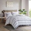 Comforter Bedding Sets * | Top 10 Ink+Ivy 3Pc Rhea Cotton Jacquard Mini Comforter & Sham Set