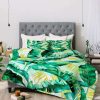 Comforter Bedding Sets * | Discount Marta Barragan Camarasa Banana Leaf Comforter & Sham Set Green Deny Designs