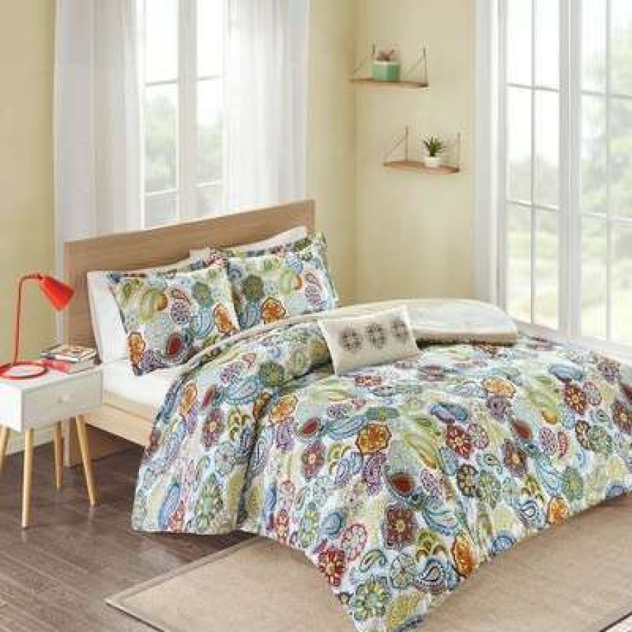 Comforter Bedding Sets * | Buy Mi Zone Tula Paisley Medallion Comforter Set Multi-Colored