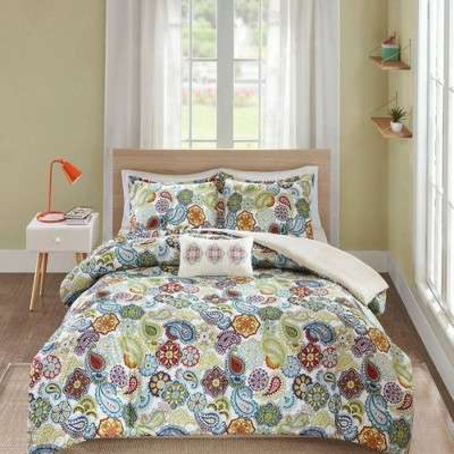 Comforter Bedding Sets * | Buy Mi Zone Tula Paisley Medallion Comforter Set Multi-Colored