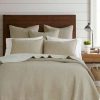 Quilt Bedding Sets * | Best Deal Cross Stitch Taupe Quilt Set Levtex Home