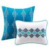 Comforter Bedding Sets * | Budget Intelligent Design Teal/White Luna Comforter Set