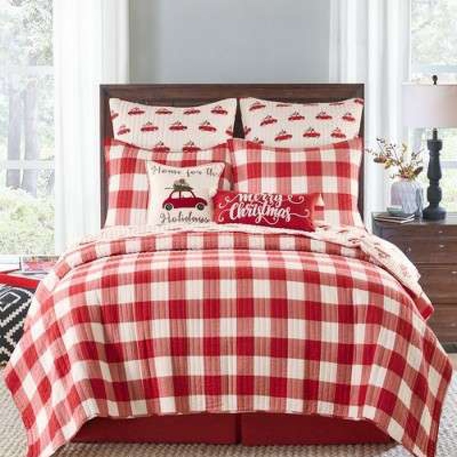 Quilt Bedding Sets * | Cheap Road Trip Cars Quilt Set Levtex Home