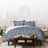 Duvet Cover Bedding Sets * | Budget Blue Holli Zollinger Mudcloth Duvet Cover Deny Designs