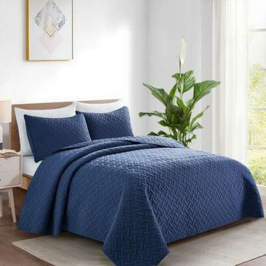 Coverlet Bedding Sets * | Best Reviews Of Peace Nest Ultra Soft Reversible Quilted Coverlet Set