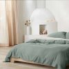 Duvet Cover Bedding Sets * | Best Deal Heavyweight Linen Blend Duvet & Pillow Sham Set Casaluna