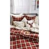 Comforter Bedding Sets * | Budget G.H. Bass & Co. Autumn 3Pc Plaid Comforter Set Red G.H. Bass