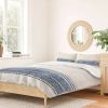 Duvet Cover Bedding Sets * | Promo Holli Zollinger French Chambray Tassel 100% Cotton Duvet Set Deny Designs Blue