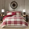 Comforter Bedding Sets * | Coupon Woolrich Sheridan Oversized Cotton Comforter Set Tan/Red