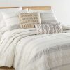 Duvet Cover Bedding Sets * | Promo Pickford Duvet Cover Set Cream & Taupe Levtex Home