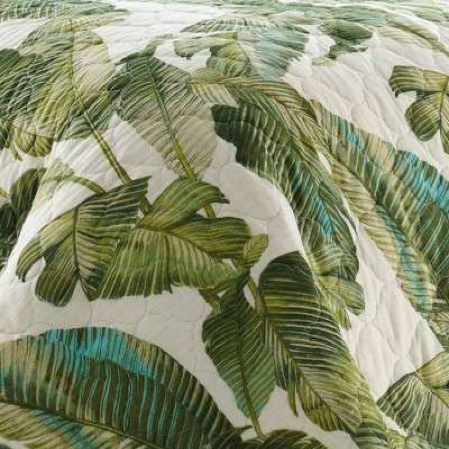 Quilt Bedding Sets * | Wholesale Fiesta Palms Quilt & Sham Set Tommy Bahama Bright Green