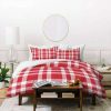 Duvet Cover Bedding Sets * | Deals Deny Designs Lisa Argyropoulos Cheery Checks Duvet Set