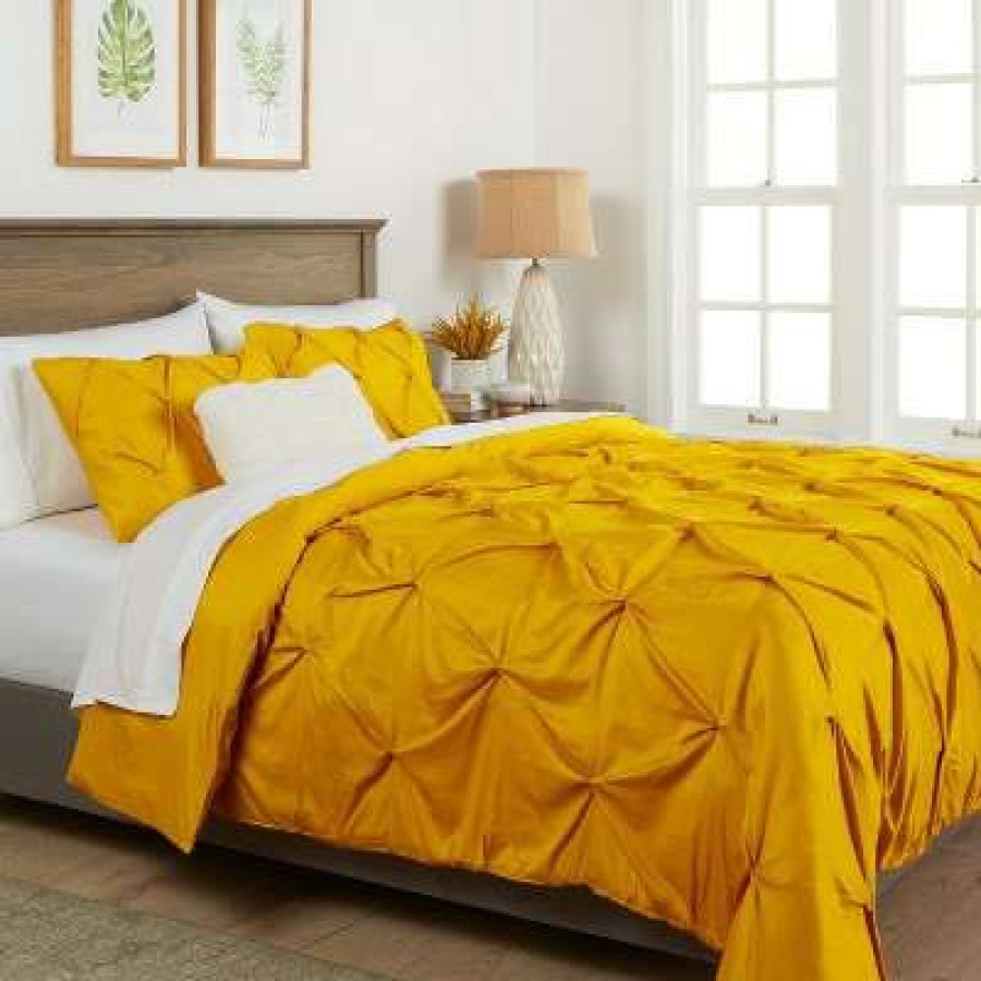 Duvet Cover Bedding Sets * | Hot Sale Pinch Pleat Duvet Cover & Sham Set Threshold