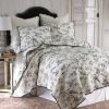 Quilt Bedding Sets * | Flash Sale Black Toile Quilt And Pillow Sham Set Levtex Home