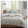 Comforter Bedding Sets * | Best Reviews Of Madison Park Dierdre Paisley Cotton Comforter Set 5-Piece Blue