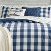 Duvet Cover Bedding Sets * | Flash Sale Lakehouse Plaid Duvet Cover Eddie Bauer Blue