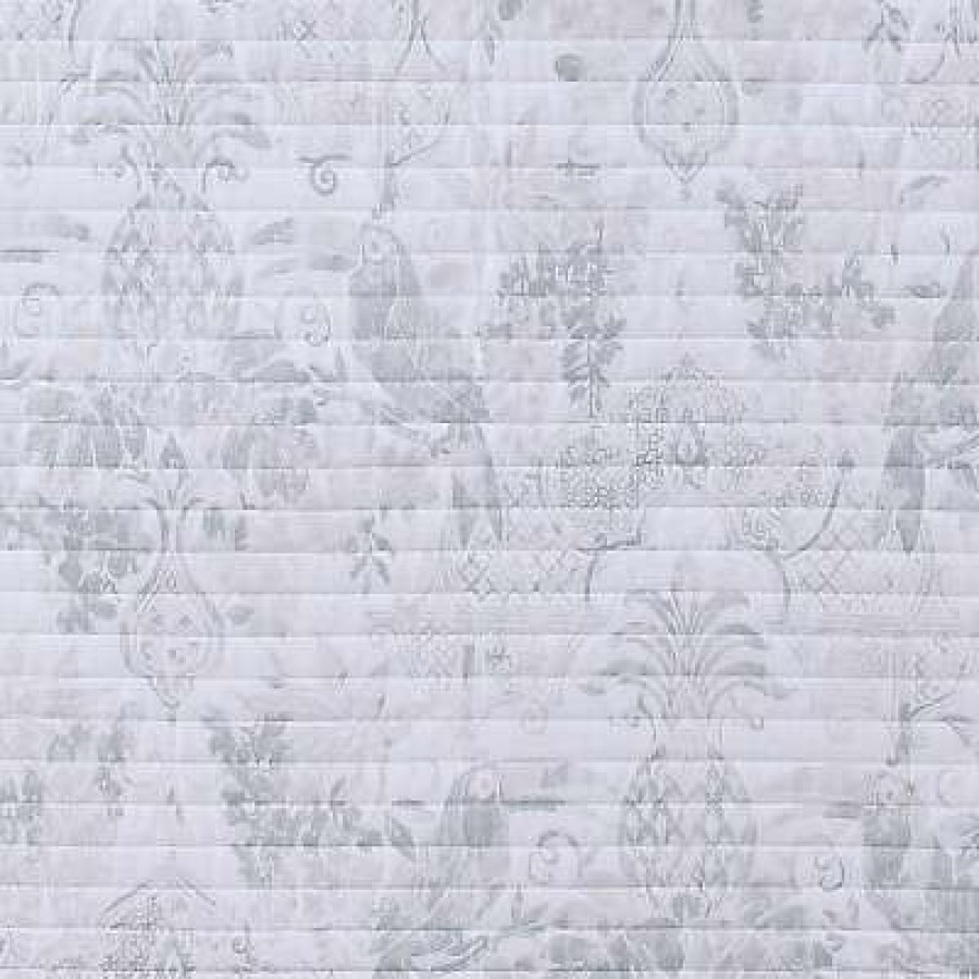 Quilt Bedding Sets * | Budget Tropical Plantation Toile Quilt Set Gray/White Oceanfront Resort