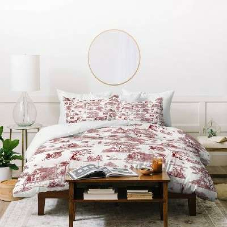 Duvet Cover Bedding Sets * | Best Pirce Deny Designs Belle13 Vintage Sunday Afternoon Duvet Cover Set