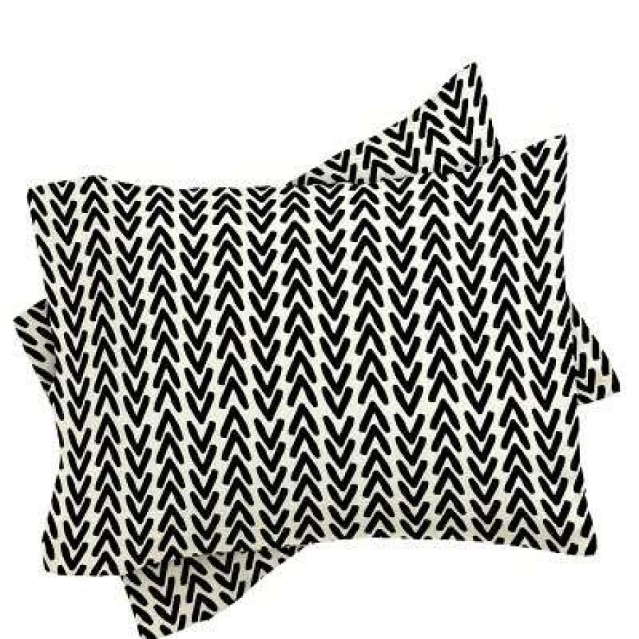 Duvet Cover Bedding Sets * | Promo Allyson Johnson Bohemian Arrows Duvet Set Deny Designs Black