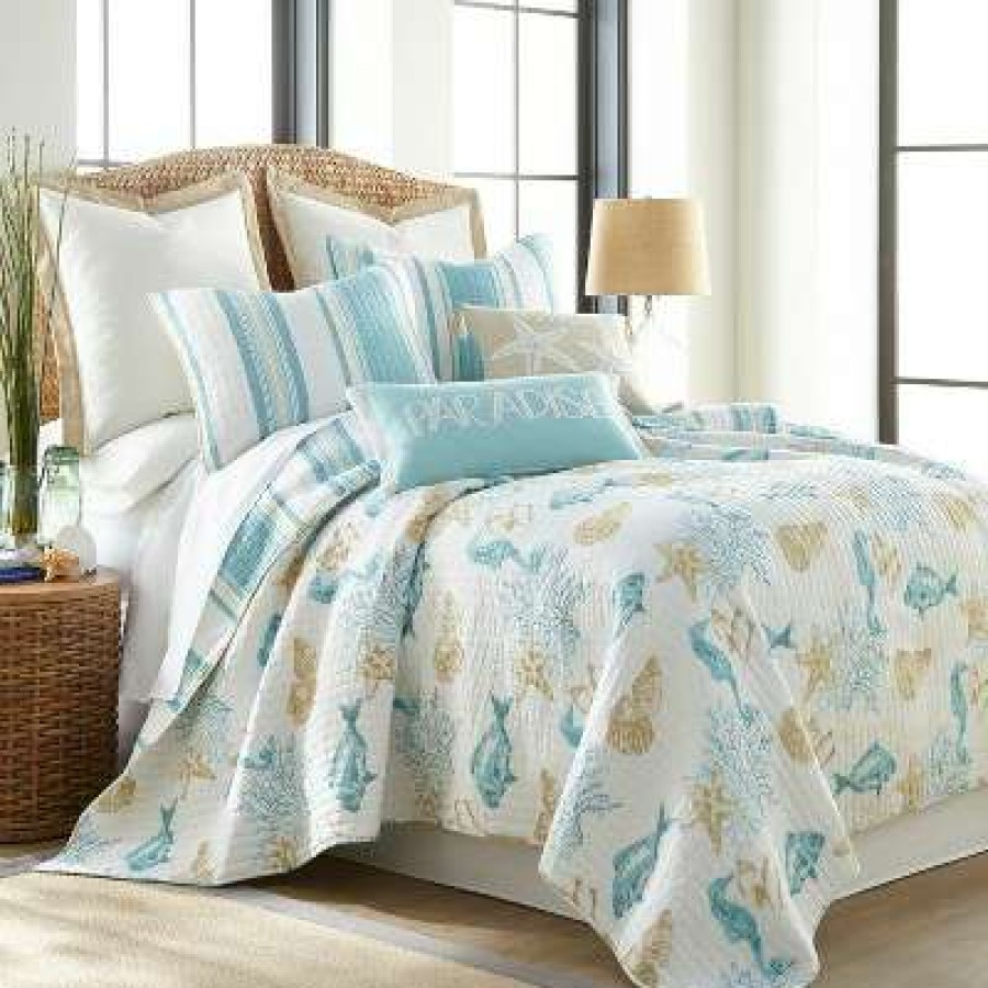 Quilt Bedding Sets * | Discount San Sebastian Quilt And Pillow Sham Set Levtex Home