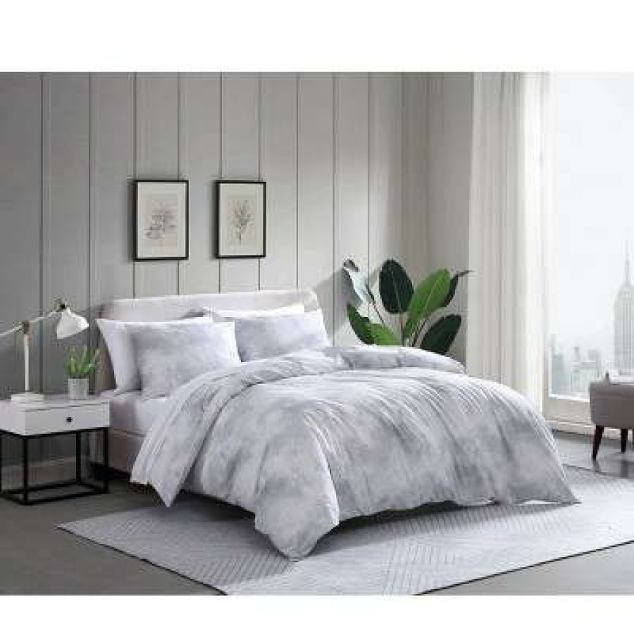 Duvet Cover Bedding Sets * | Best Pirce Koto Clouds Duvet Cover Set City Scene Gray