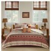 Quilt Bedding Sets * | Brand New Madison Park Duncan Printed Quilt Set 6Pc Spice